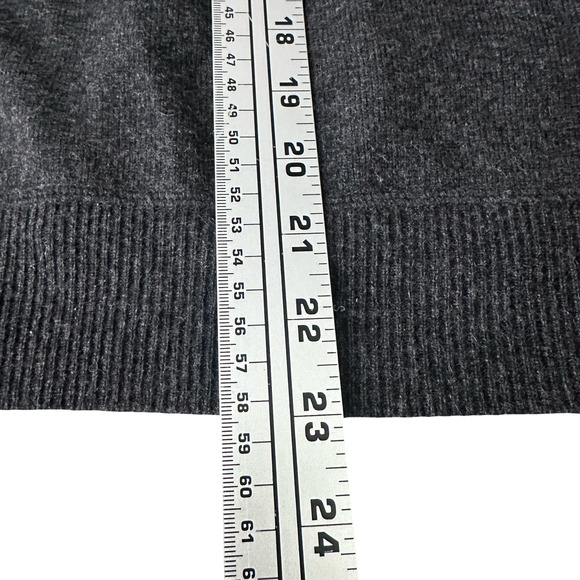 360 Cashmere Cardigan Sweater Women’s Medium Charcoal Gray Cashmere Wool Blend - Picture 10 of 10